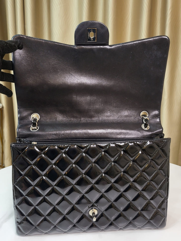 Chanel Patent Maxi Single Flap