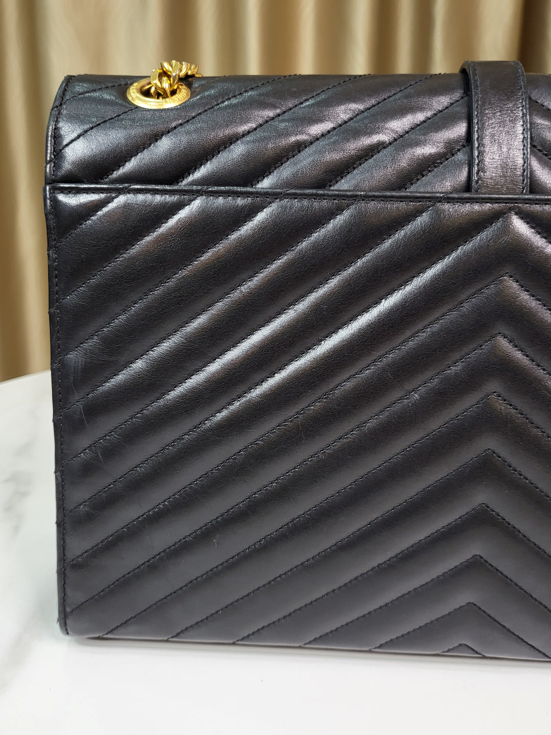 Saint Laurent Calf Envelope Large