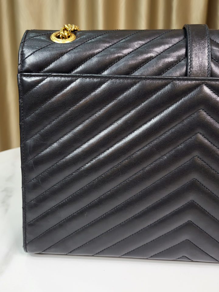 Saint Laurent Calf Envelope Large