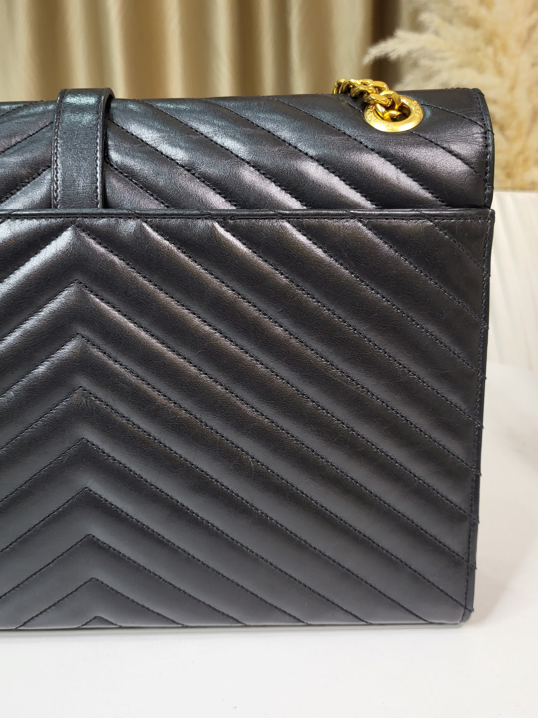 Saint Laurent Calf Envelope Large