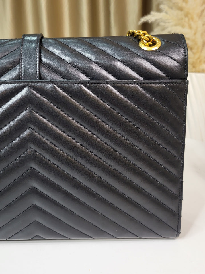 Saint Laurent Calf Envelope Large