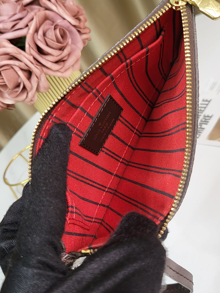 Louis Vuitton Damier Ebene Neverfull Pouch