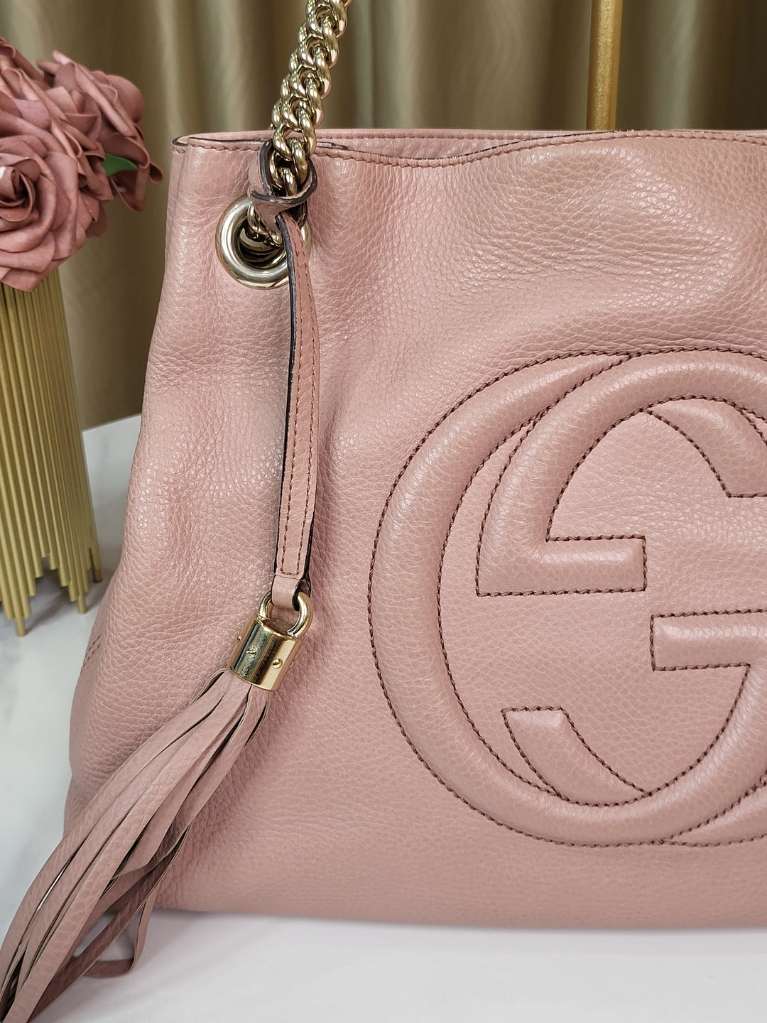 Gucci Soho Tassel Tote Bag