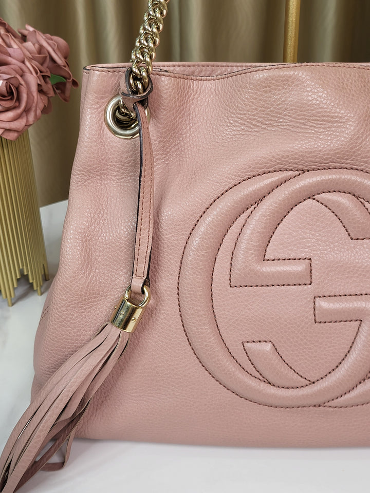 Gucci Soho Tassel Tote Bag