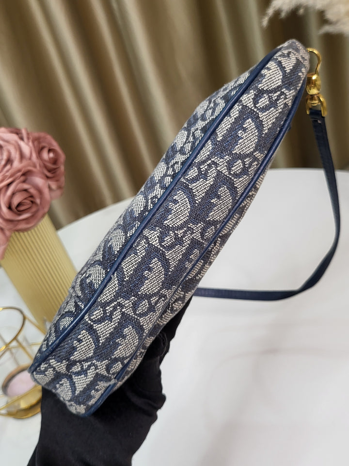 Dior Gray Oblique Saddle