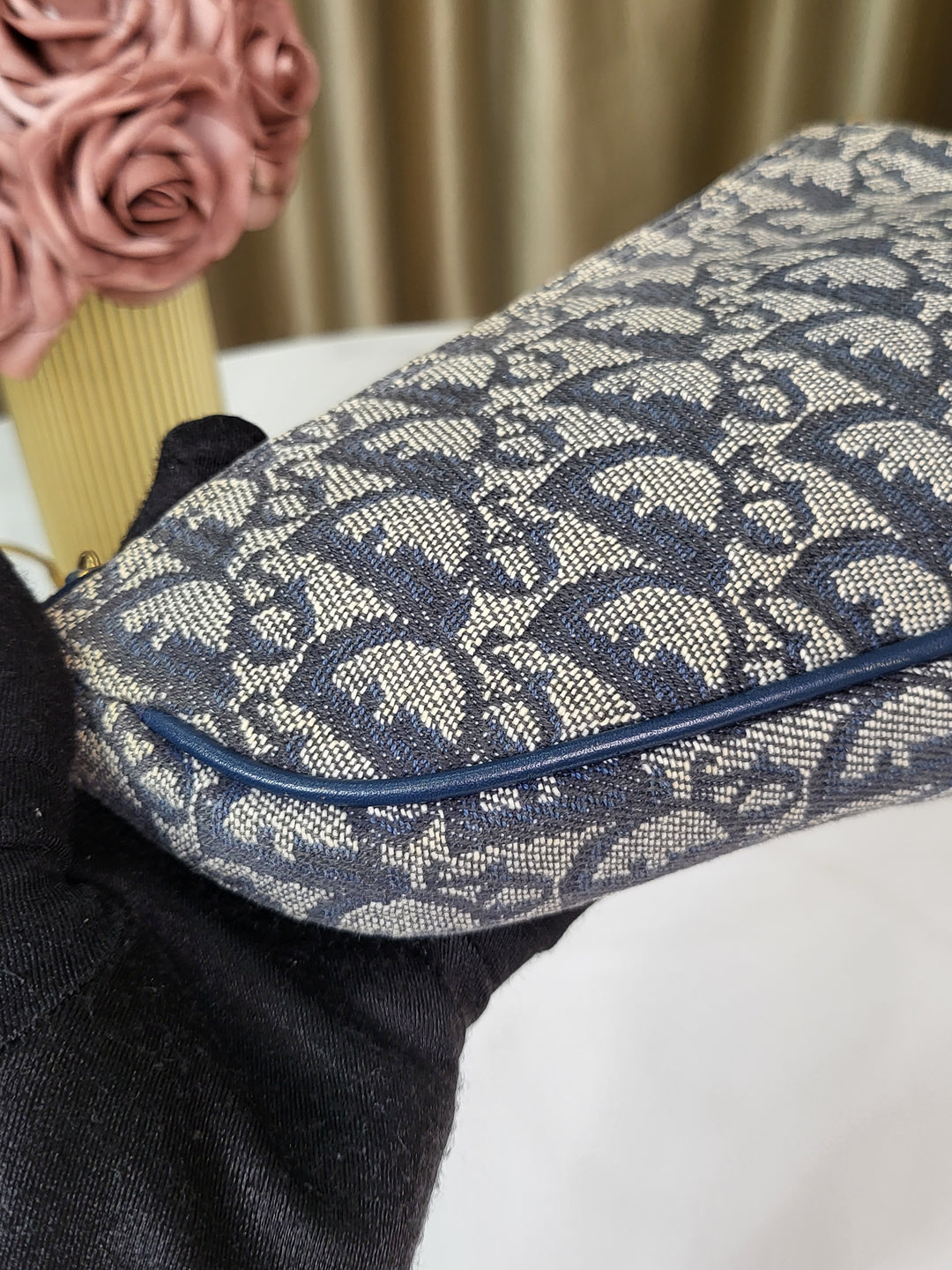 Dior Gray Oblique Saddle