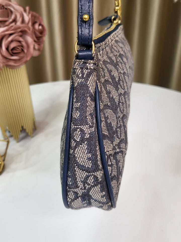 Dior Gray Oblique Saddle