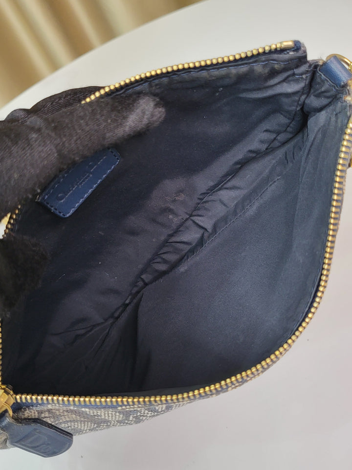 Dior Gray Oblique Saddle