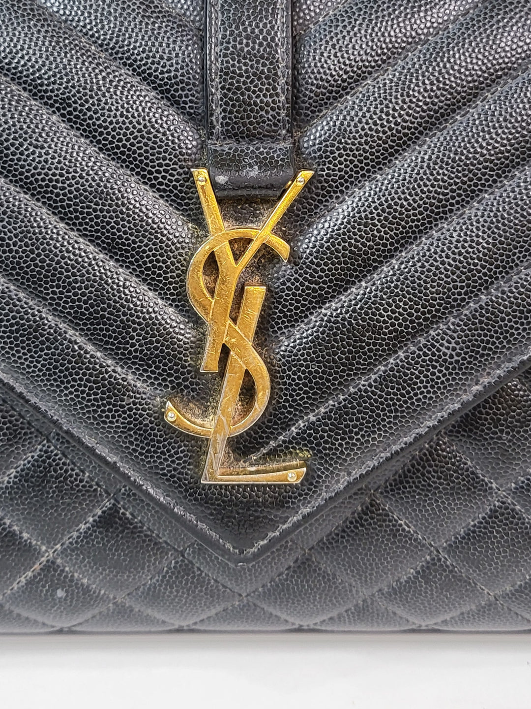 Saint Laurent Grained Envelope Medium