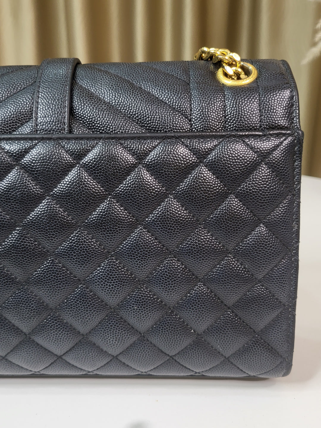 Saint Laurent Grained Envelope Medium