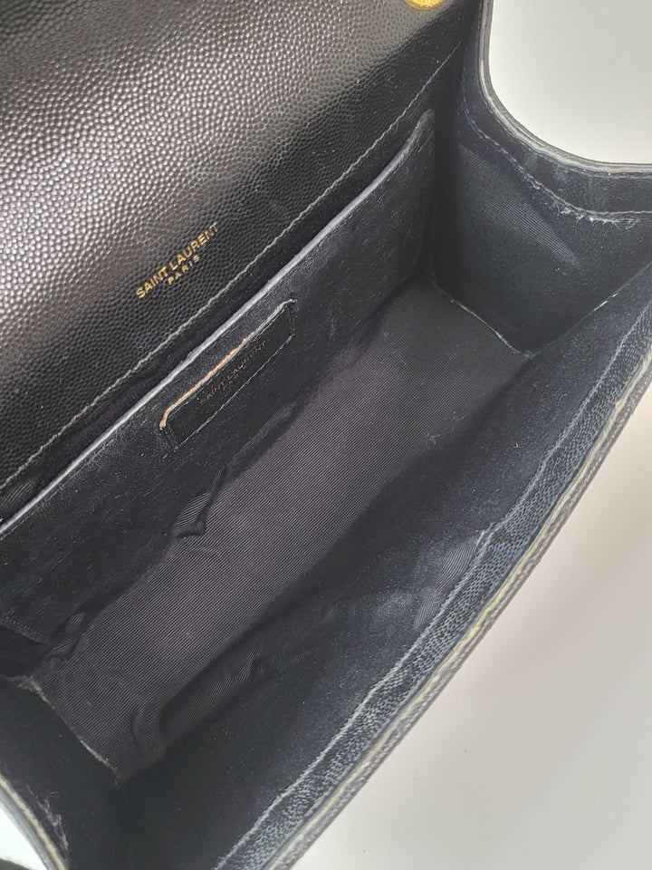 Saint Laurent Grained Envelope Medium