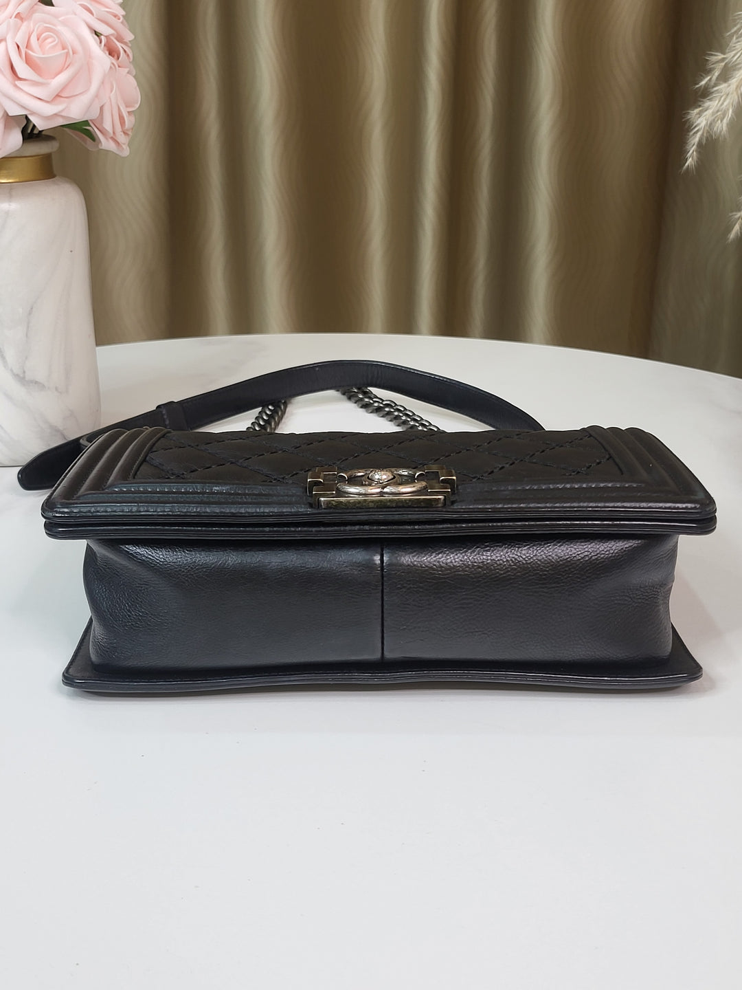 Chanel Calfskin Wild Stitch Leboy Medium