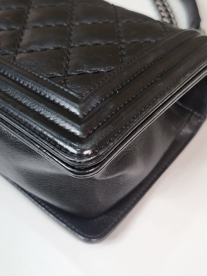 Chanel Calfskin Wild Stitch Leboy Medium