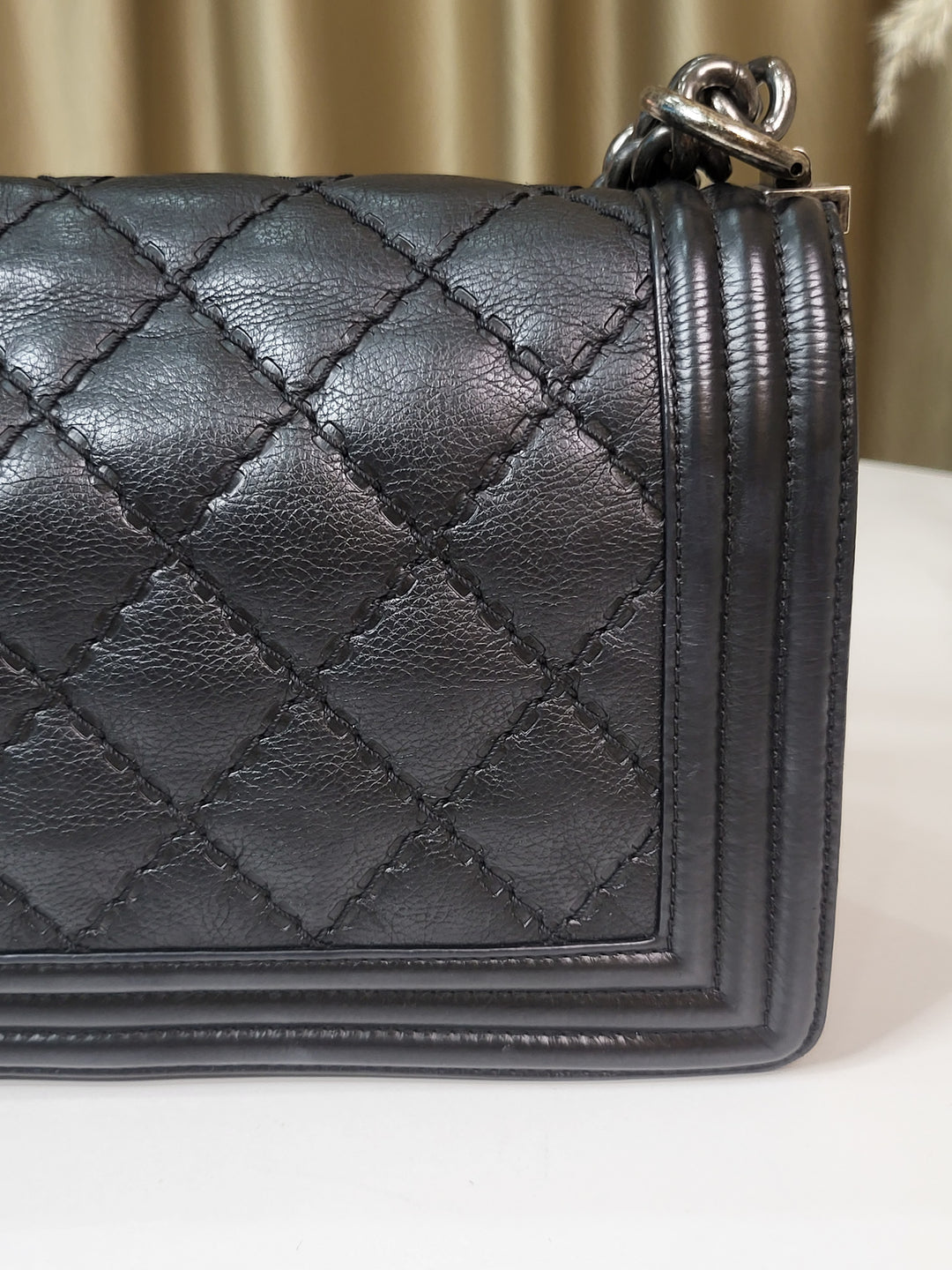 Chanel Calfskin Wild Stitch Leboy Medium