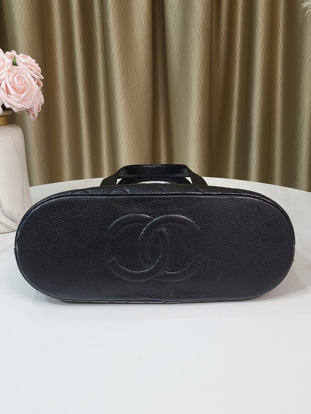 Chanel Caviar Vintage Coco Tote Bag