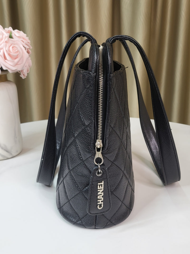 Chanel Caviar Vintage Coco Tote Bag