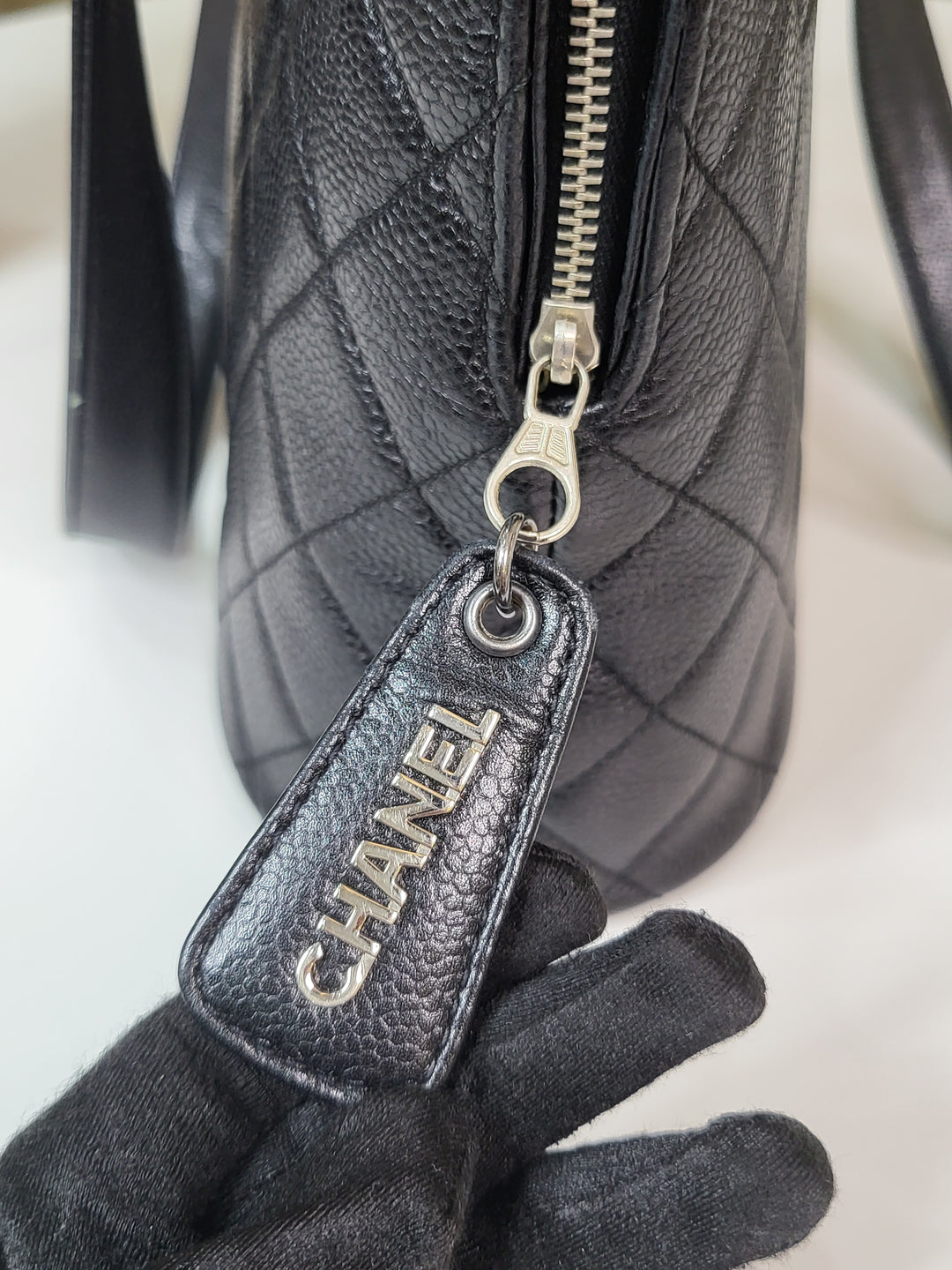 Chanel Caviar Vintage Coco Tote Bag
