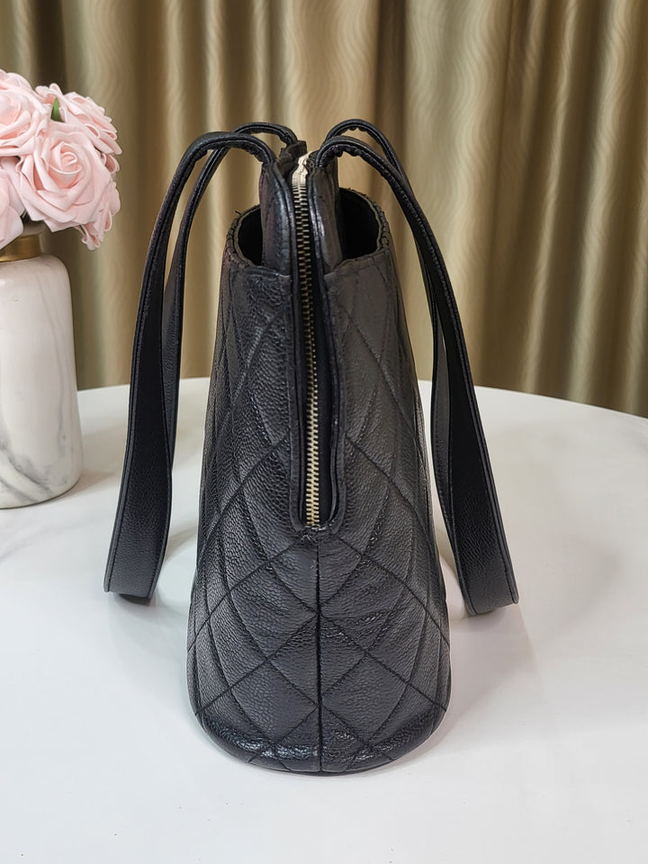 Chanel Caviar Vintage Coco Tote Bag