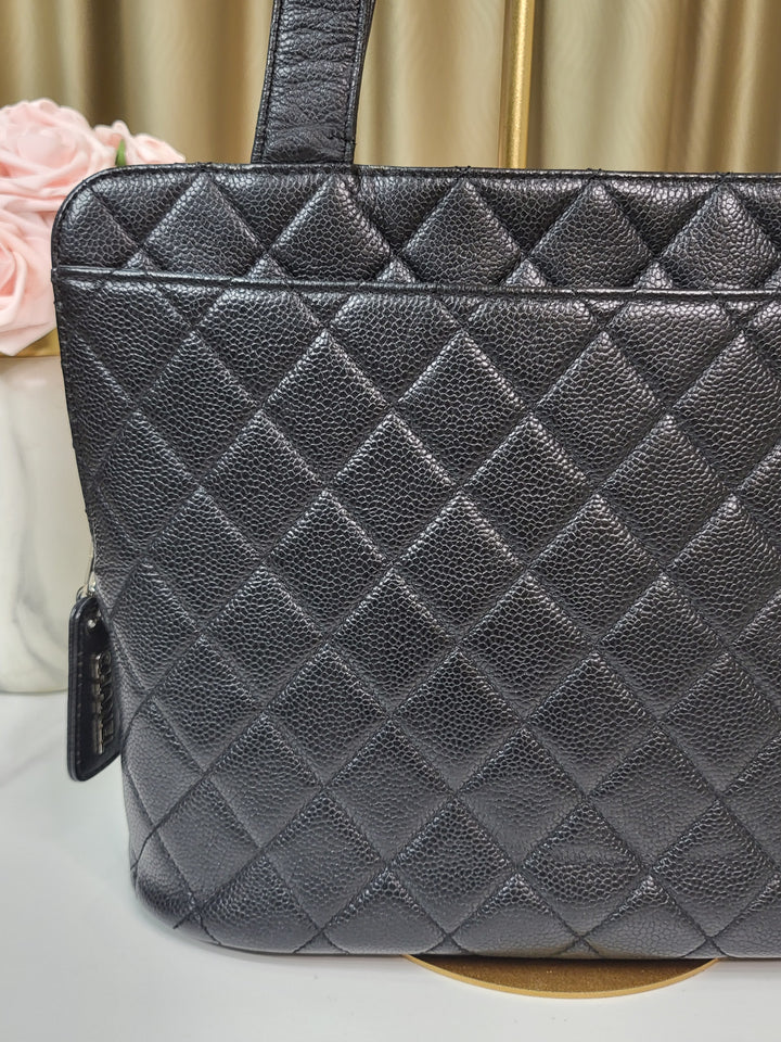 Chanel Caviar Vintage Coco Tote Bag