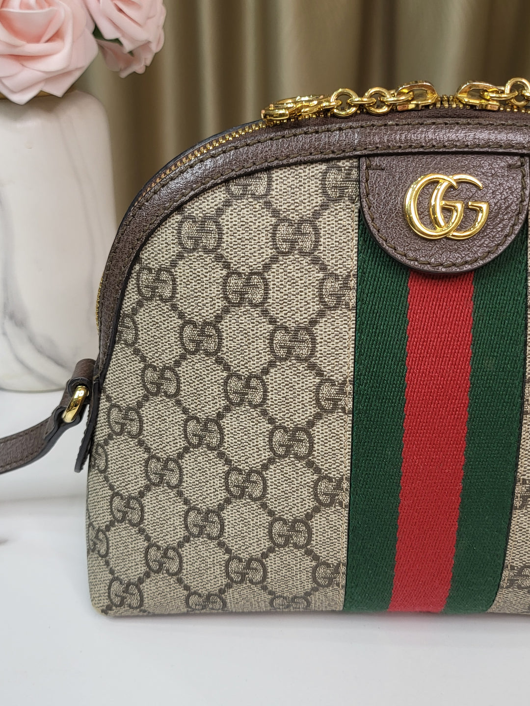 Gucci Ophidia Dome Crossbody Bag