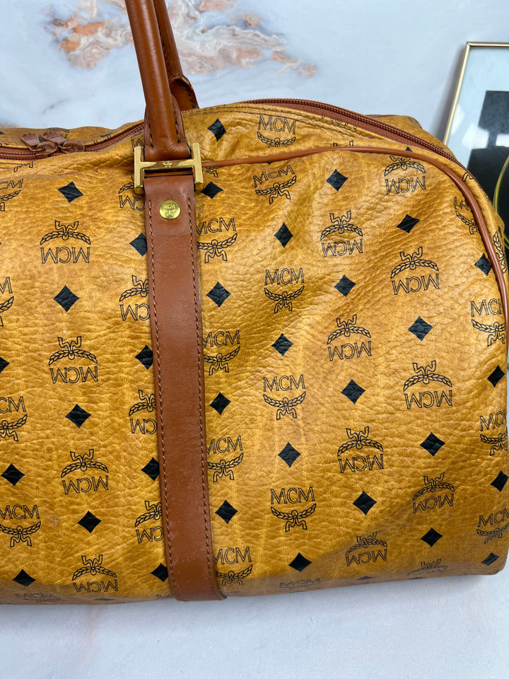 MCM COGNAC TRAVELLING BAG 55cm