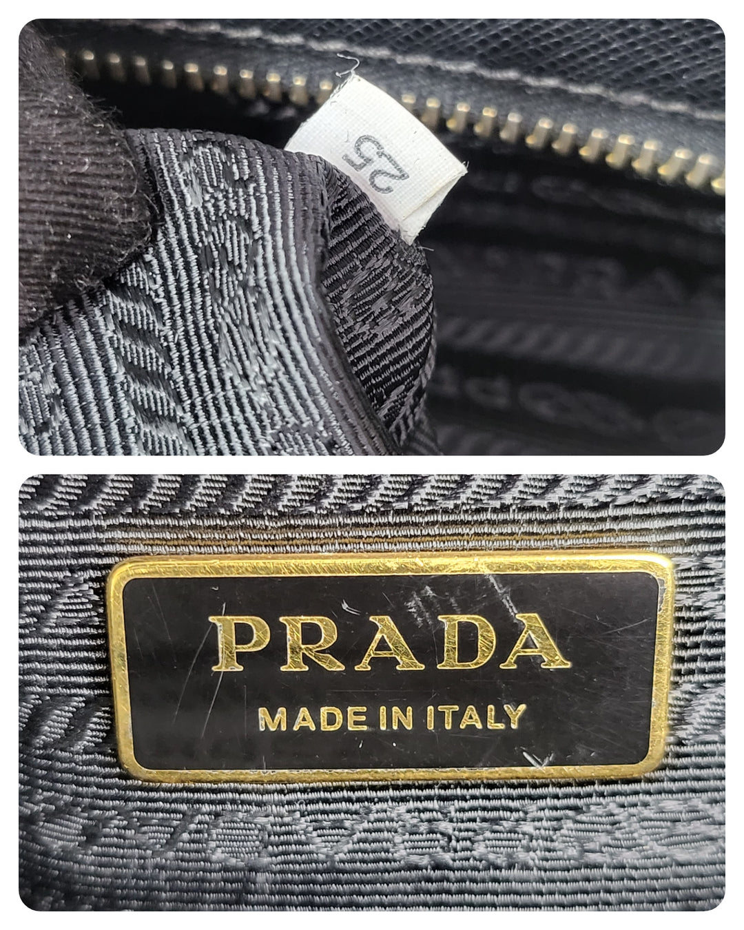 Prada Saffiano Two Zip Large Galleria Tote Bag