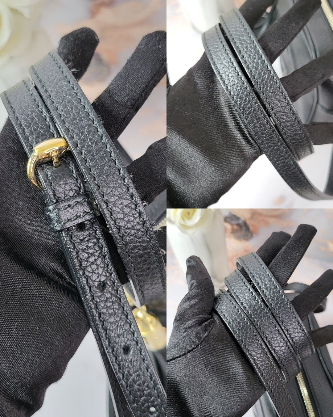 Gucci Pebbled Soho Camera Bag