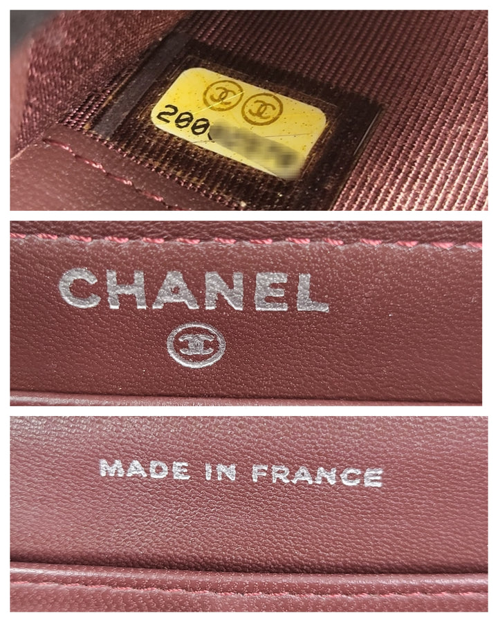 Chanel Lambskin Zippy Wallet