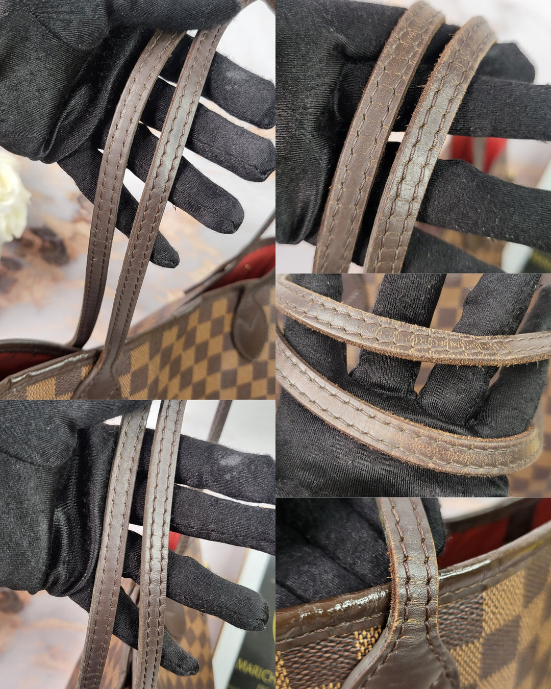 Louis Vuitton Damier Ebene Neverfull MM