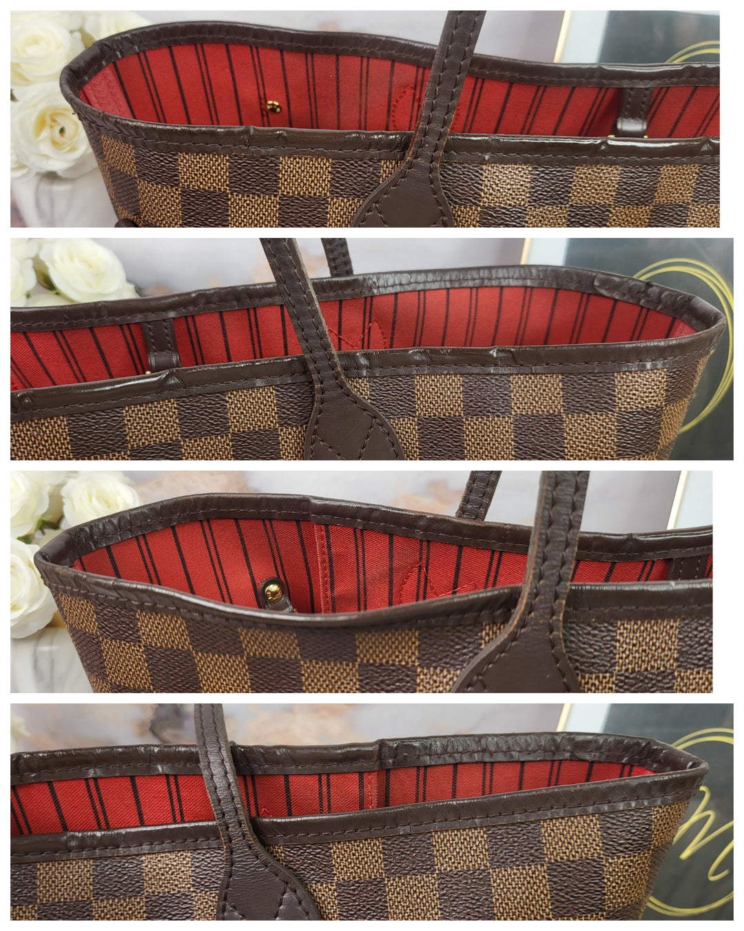 Louis Vuitton Damier Ebene Neverfull MM