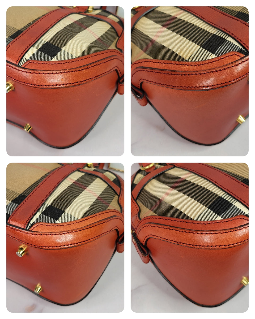 Burberry Bridle Orchard Bowler Bag