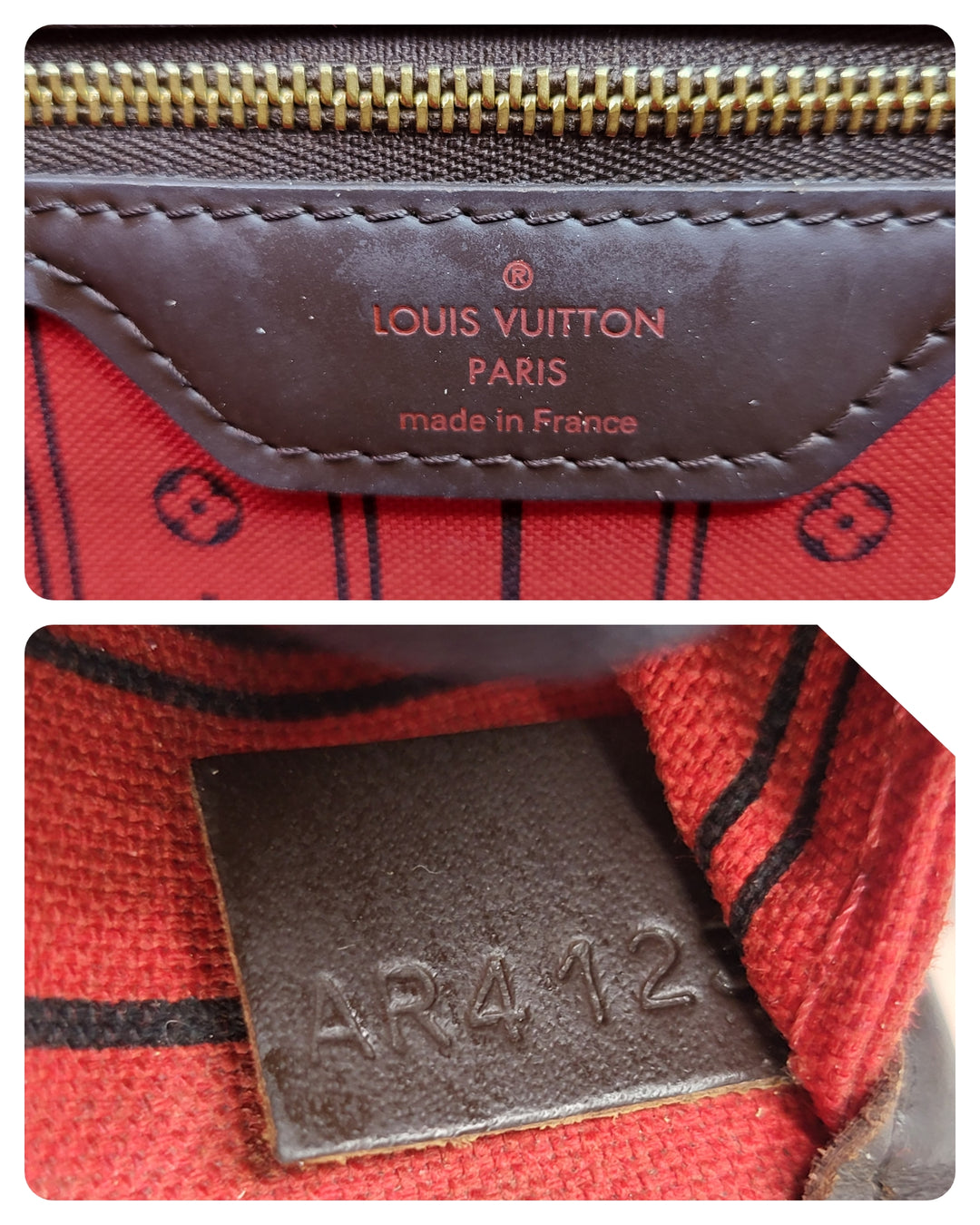 Louis Vuitton Damier Ebene Neverfull MM