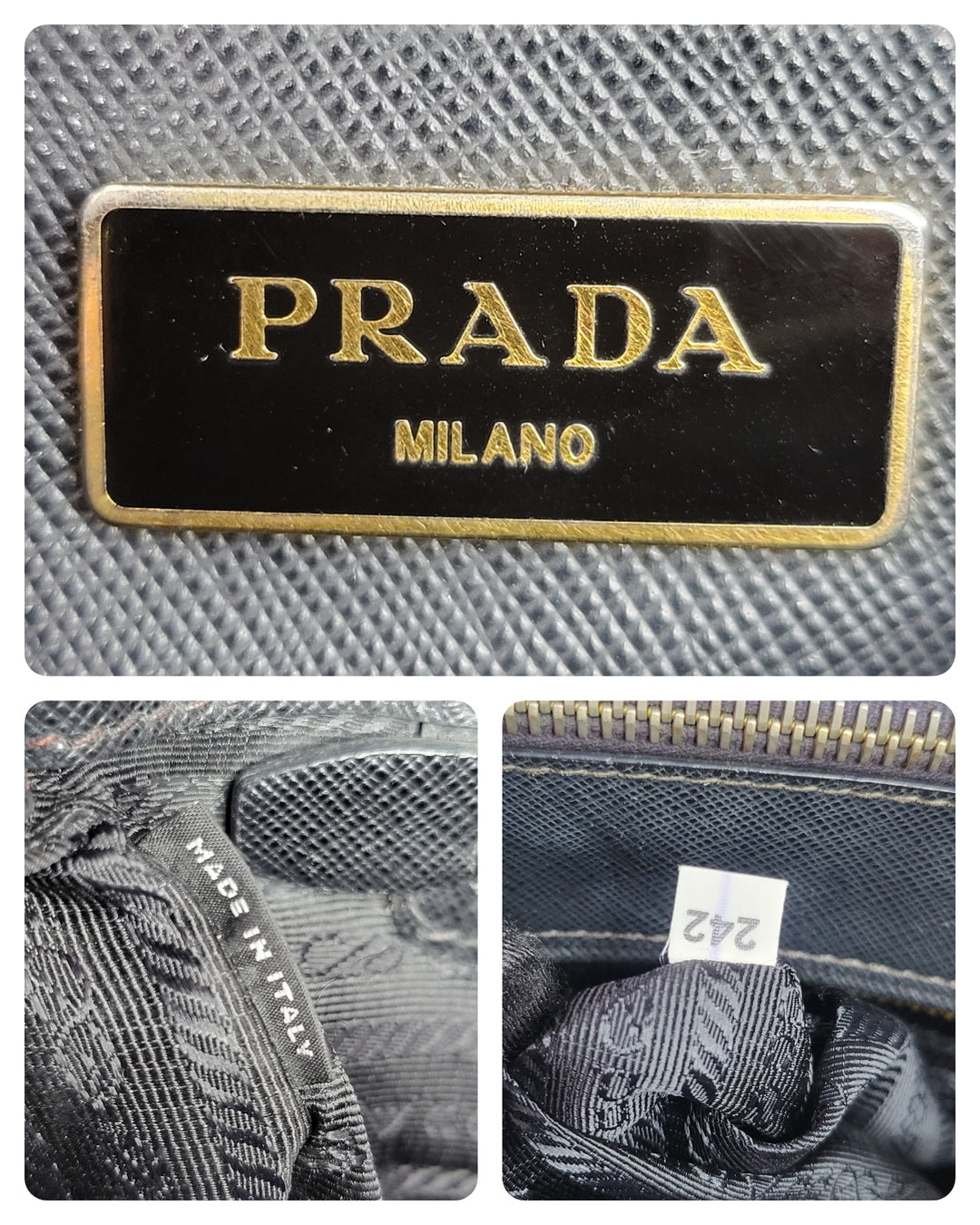 Prada Saffiano Lux Galleria Tote Bag