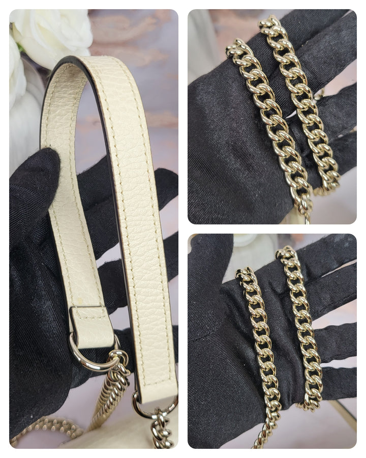 Gucci Leather GG Wallet On Chain