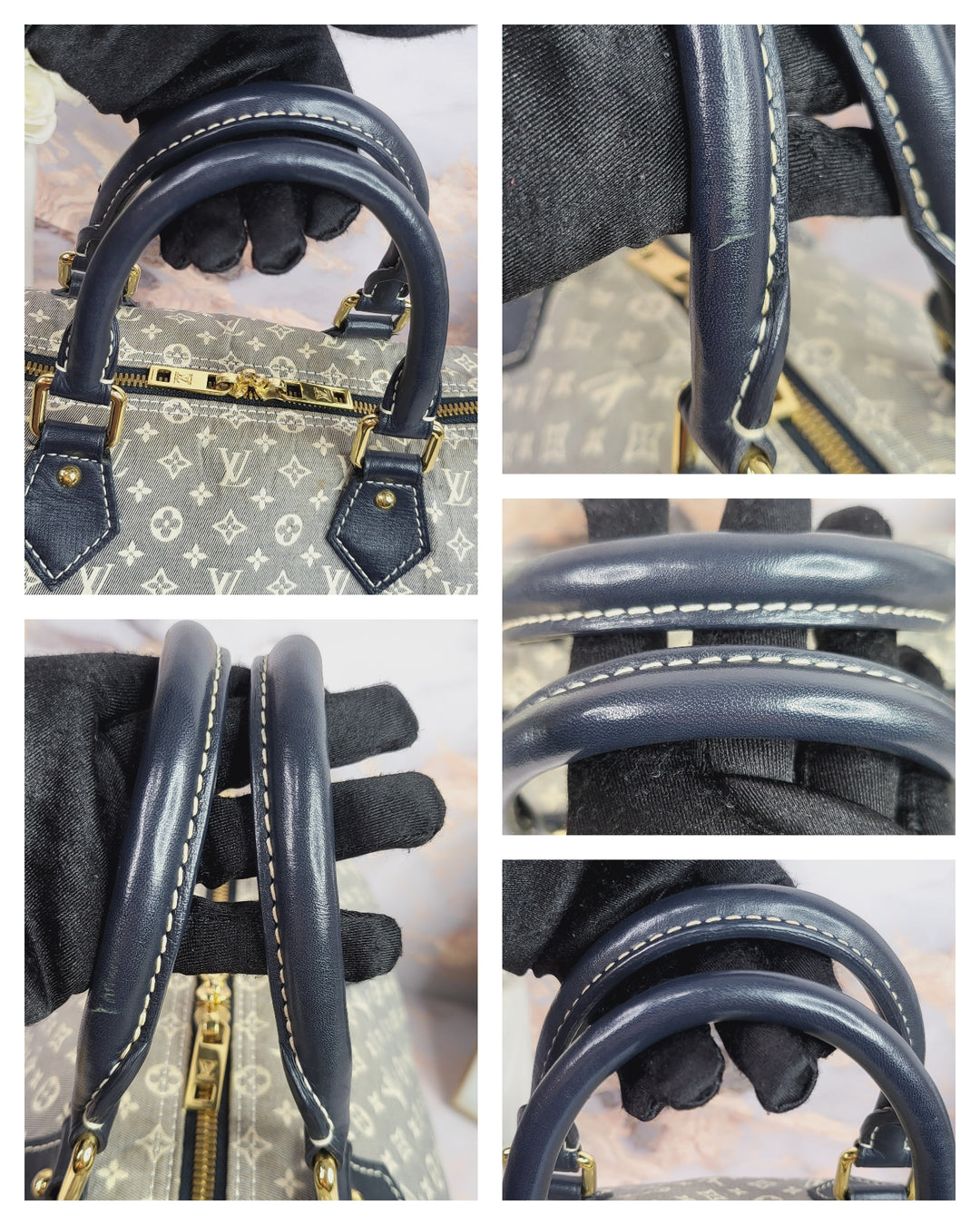 Louis Vuitton Mini Lin Speedy 30 Bandouliere