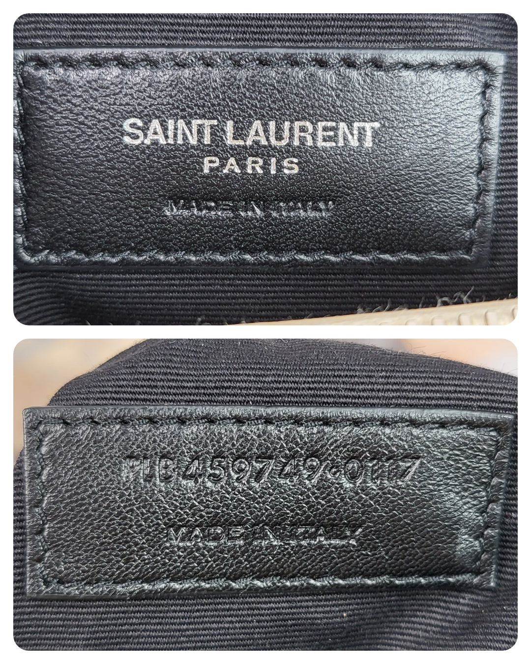 Saint Laurent Calfskin Y Quilted Loulou Nude Medium