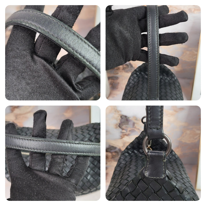 Bottega Veneta Intreciato Hobo Bag Small