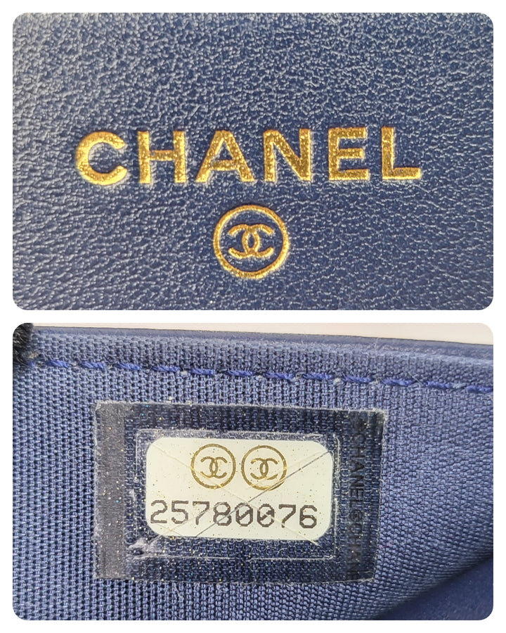 Chanel Caviar Leboy Wallet On Chain