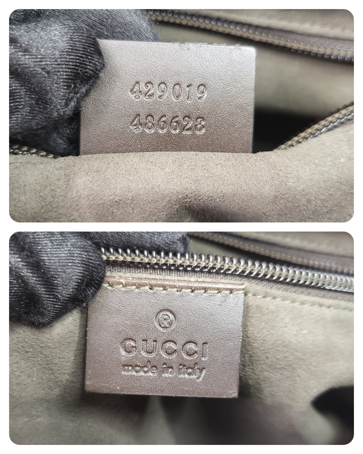 Gucci Supreme Small Zippered Tote Bag