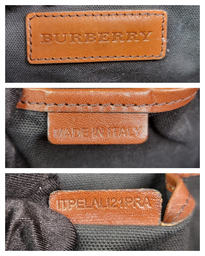 Burberry House Check Bowling Bag