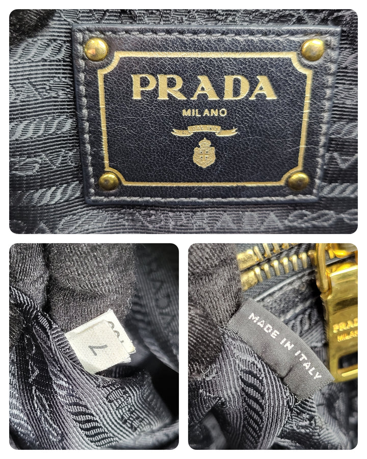 Prada Tessuto Gauffre Tote Bag