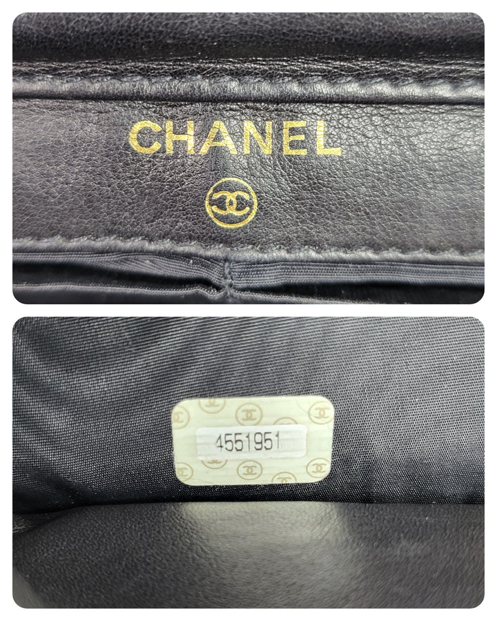 Chanel Caviar Timeless CC Wallet On Chain