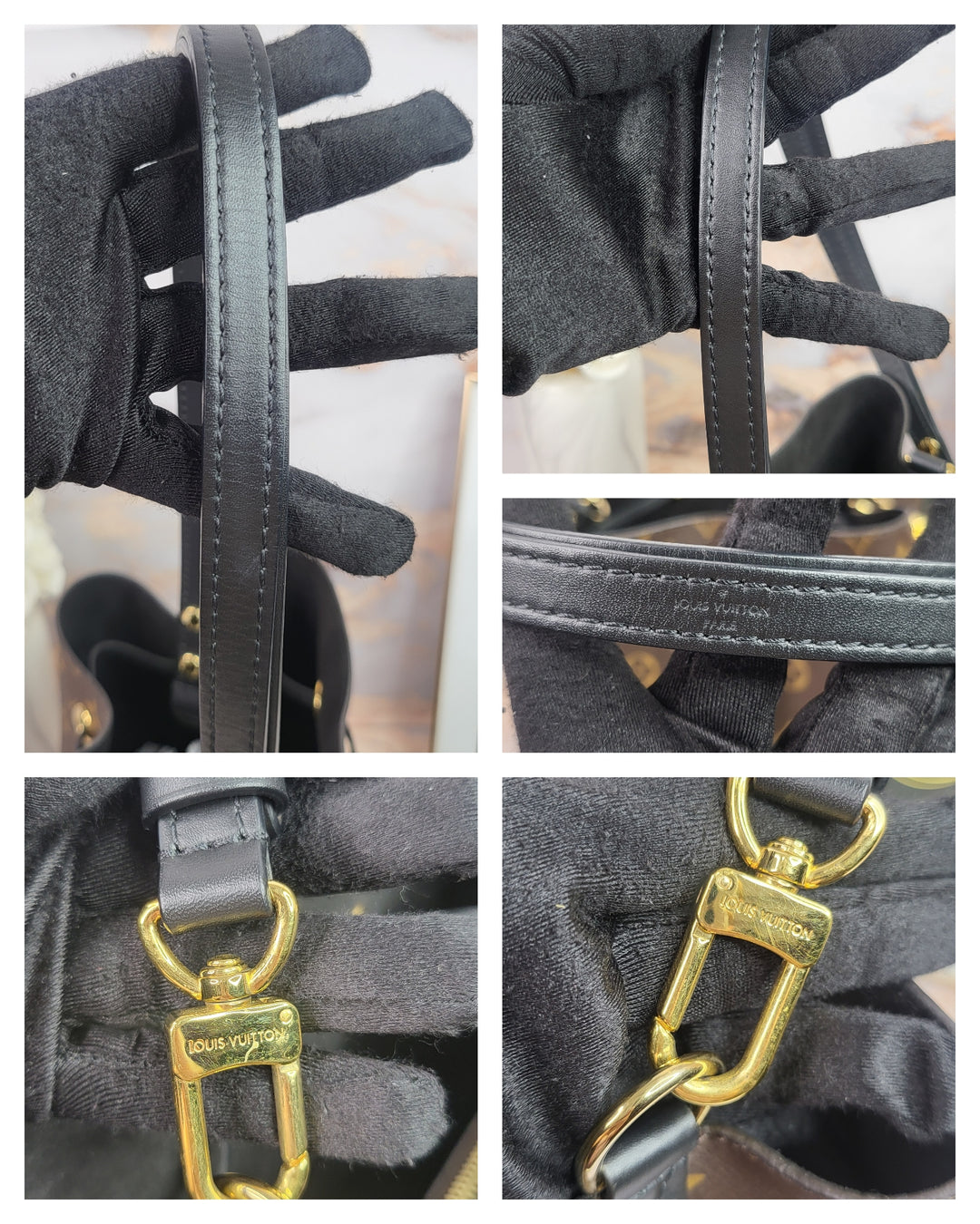 Louis Vuitton Monogram Neo Noe Noir Bucket Bag