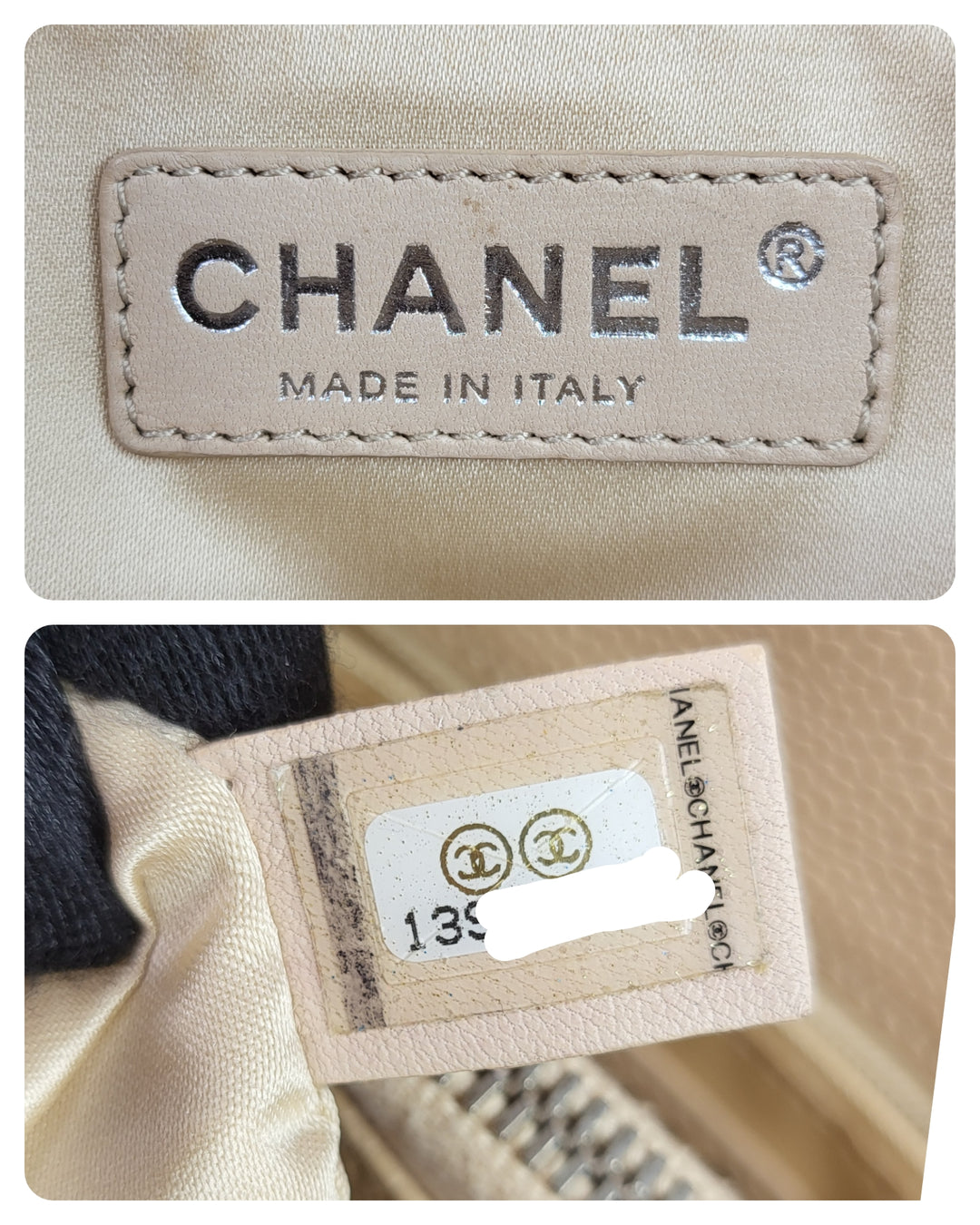 Chanel Caviar Beige Grand Shopping Tote (GST)