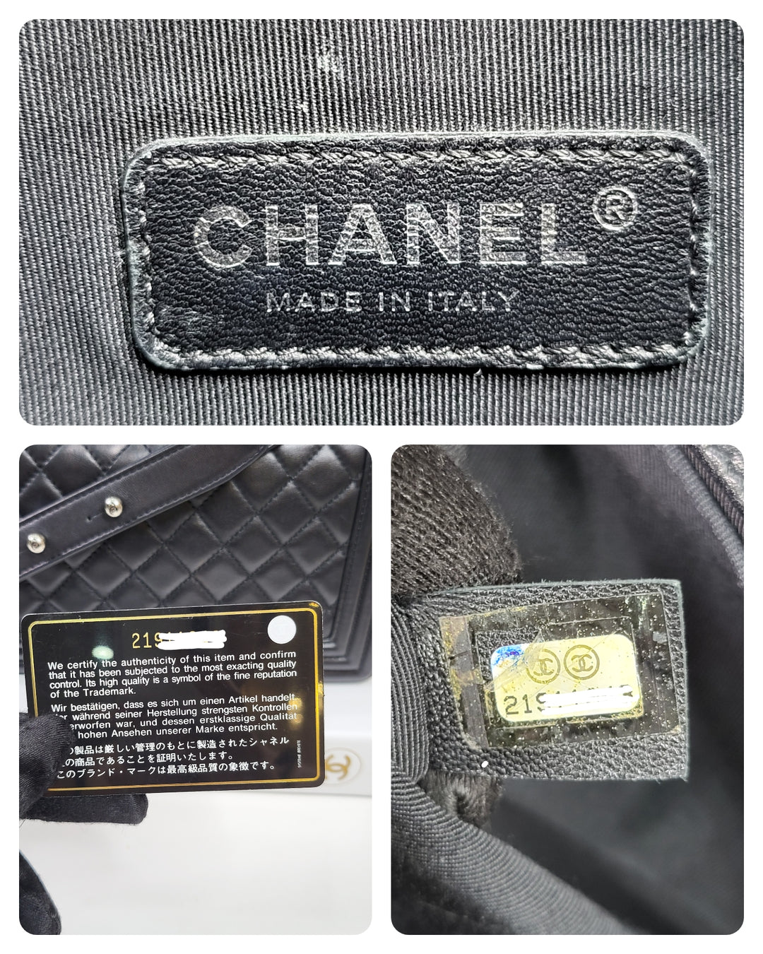 Chanel Lambskin Leboy Old Medium