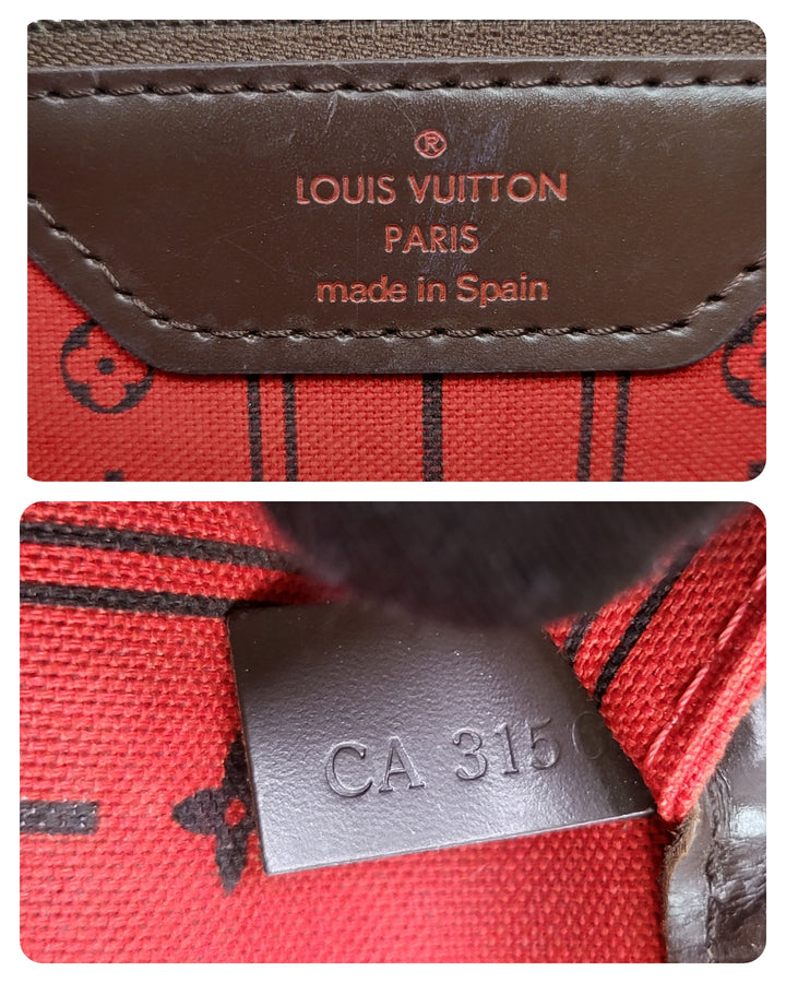 Louis Vuitton Damier Ebene Neverfull MM