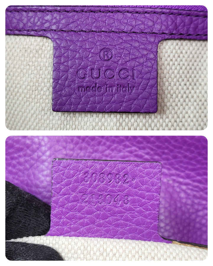 Gucci Pebbled Soho Tote Bag