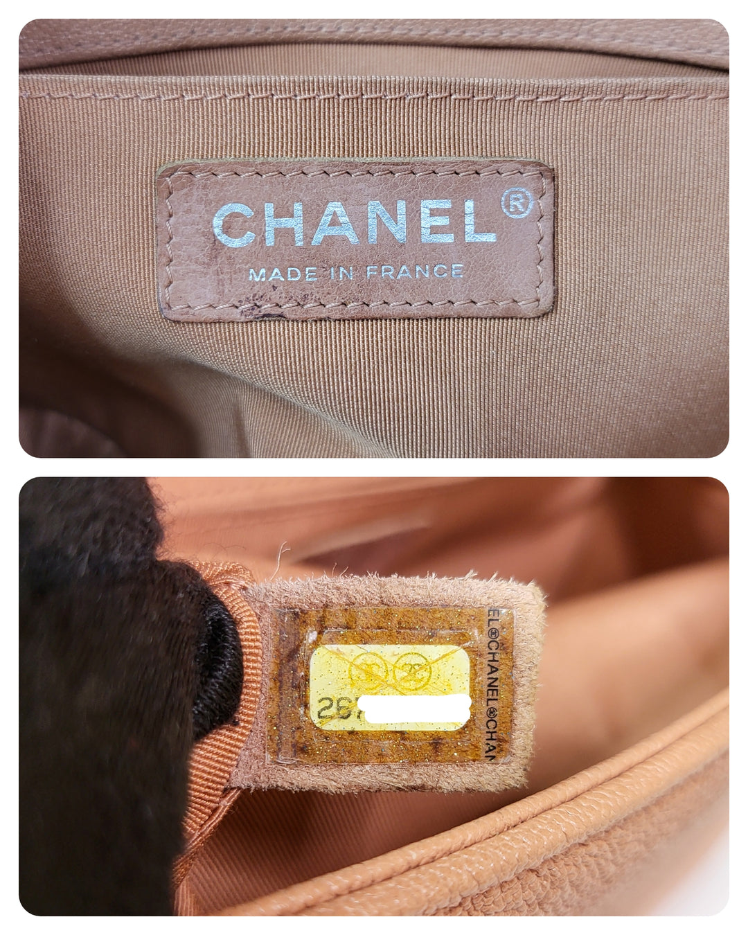 Chanel Soft Caviar Leboy Old Medium Peach