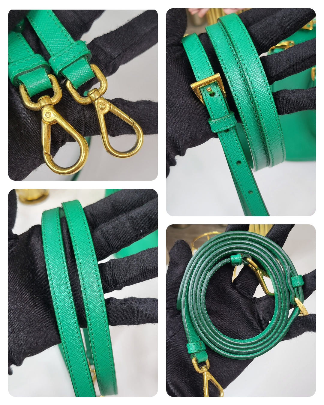 Prada Saffiano Galleria Small Green