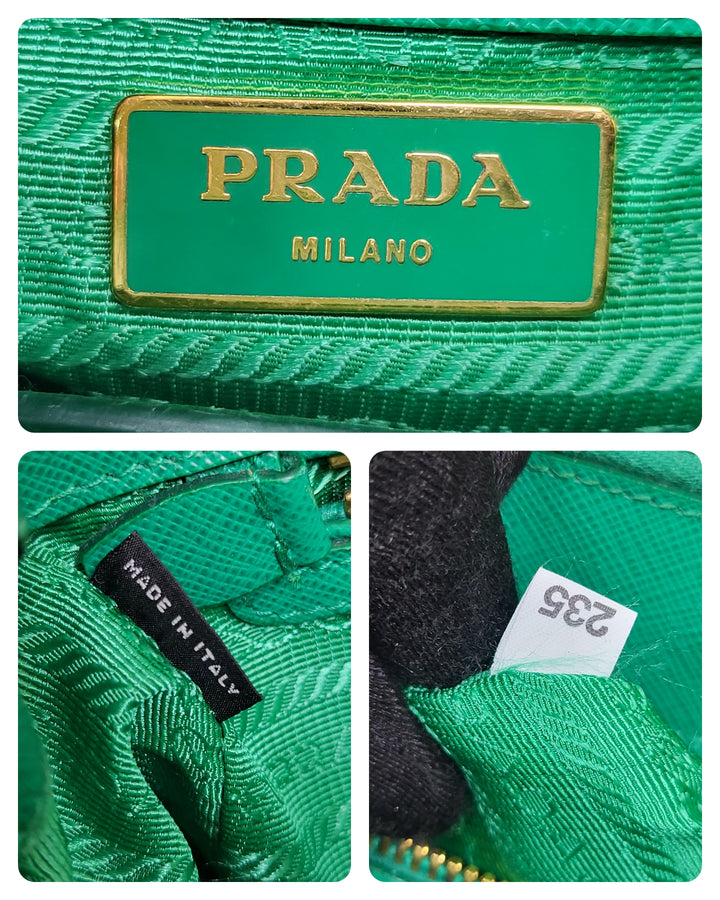 Prada Saffiano Galleria Small Green